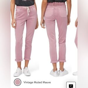 PAIGE Blush Pink Casual Pants